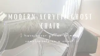 The Clear Acrylic Ghost Chair: Sleek and Modern Addition to Your Home Decor!