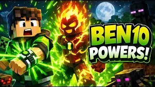 I Became BEN 10 in Minecraft Live 😱 | Alien Powers Mod Gameplay