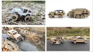 Top 4 Jeep Wrangler from cardboard: Incredible models with your own hands!