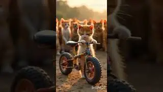 The Broken Bike and the Braver Heart🐾| Emotional Realistic Cat Story |@cat lovely #cattales #viral