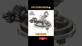Planetary mixer mechanism #planetrysystem #planetarymixer #mechanicwork #solidworks #automobile #hub