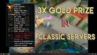 Conquer Online~ 3x Gold Prize From Classic Servers ~ Royalty_EU, Liberty_O