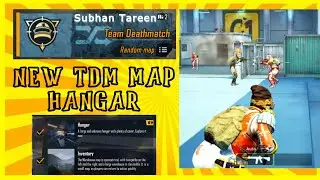 PUBG MOBILE NEW TDM MAP HANAGR | FIRST GAMEPLAY OF HANGAR MAP - PUBG MOBILE