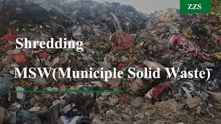 MSW Shredder Municipal Solid Waste Shredder Double Shaft Shredder