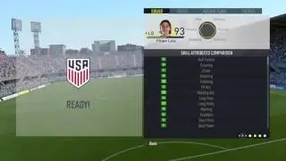 FIFA 17 ULTIMATE TEAM TOTS FILIPE LUIS 93 IN GAME STATS