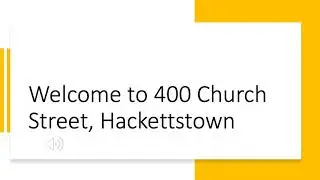 400 Church St, Hackettstown Virtual Tour