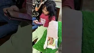 Kondisi tangan bu haji kurma #anakdesa #davidsunairi #buhajikurma