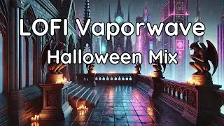 Halloween Lofi Beats - Vaporwave Gothic Mix to Study & Relax 🎃💜 | Corpse Bride Aesthetic