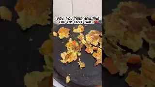 Adulting skills unlocked👩&zwj;🍳#food #recipe #cooking #realfools #trending #skills #adulting