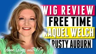 WIG REVIEW Free Time by Raquel Welch in the color Rusty Auburn