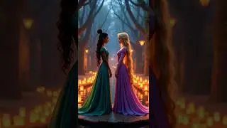 Disney Princess Fusion ❤️👀#disneyprincess #disneymagic #hybrid #aiart