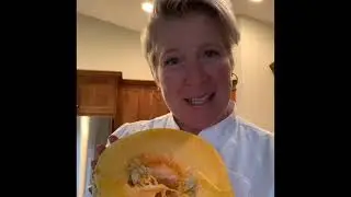 Galeux d&rsquo;Eysines (French Heirloom winter squash) soup