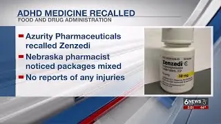 ADHD medication recall first flagged in Nebraska