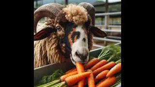 Kameruni  juh nem &eacute;hes🥕 🐏🐏🐏 #juh #birka #hungary  #sheep #sheepfarming #carrot #lamba #juh