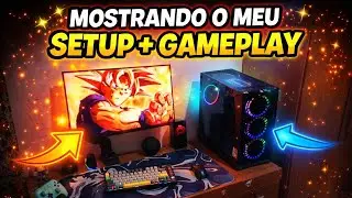 Mostrando meu Setup Gamer 2025 + Gameplay de Fortnite 🔥