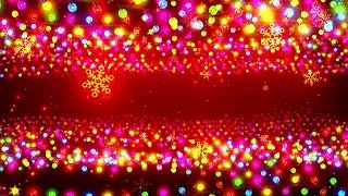 Festive Christmas Lights 🎉 8 Hours 4K | Holiday Background Visual