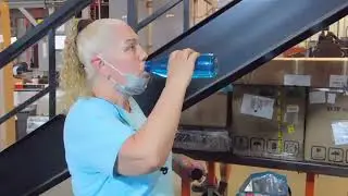 UPS Laredo Stays Hydrated