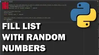 PYTHON Fill list with random numbers (no repeat)