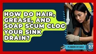 How Do Hair, Grease, And Soap Scum Clog Your Sink Drain? - Plumbing DIY Daily