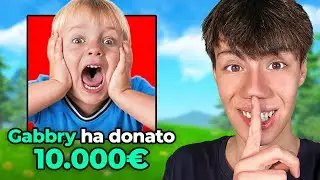 Dono €10000 a Piccoli Youtuber e poi RIMBORSO TUTTO…🤣(DIVERTENTE) su Fortnite