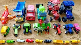 बच्चों tractor gadi wala video | Mini autorickshaw wala video jcb video | Dinosaur 🦕 wala cartoon