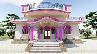 5बेड़रूम के साथ नक्शा पोर्च के साथ , 5 Bedroom Ka Naksha ,42x44 House Plan 5 Bedroom