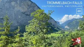 Trummelbach Falls, Lauterbrunnen, Switzerland | Walking Tour 4K