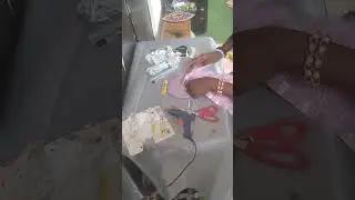 HOW TO MAKE ASOEBI BRIDAL HANDFAN 