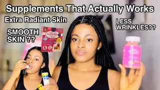 TOP 4 SUPPLEMENTS THAT ACTUALLY WORKS FOR SKIN BRIGHTENING, GLOWING AND LIGHTENING SMOOTH SKIN 🍃🌷🎀