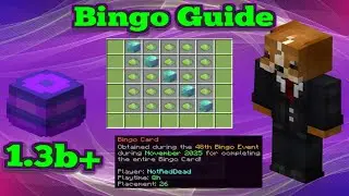 Как играть в Бинго I, выпуск ноября 2025 г. (Hypixel Skyblock)