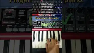Correct Piano Fingering | Unholy song