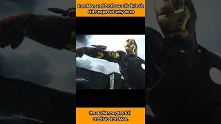 Iron Man and Professor Hulk both did Snaps but why does the audience give full credit to Ironman