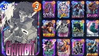 New Gambit Tradd Moore Gameplay Discard MODOK Morgan Le Fay Deck! Marvel Snap