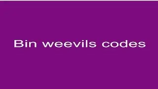 40 AMAZING BINWEEVILS CODES!!!! (DOSH, MUCLH, XP AND MORE!)