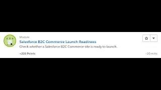 Salesforce B2C Commerce Launch Readiness [Salesforce Trailhead Answers]