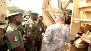 Handing over of armoured carriers to Nigeria military by the US