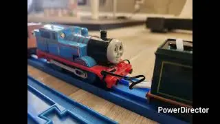 Thomas and the Curse Control on Ash: Thomas and Emily puffing together