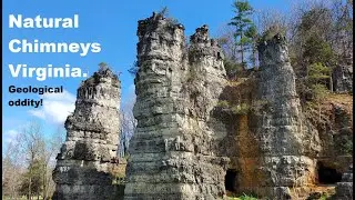 Natural Chimneys Virginia | Bizarre geological limestone oddity