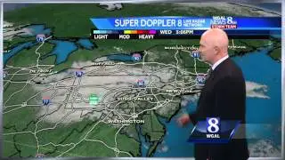 Joe Calhoun's Forecast: Temps in the mid-50s