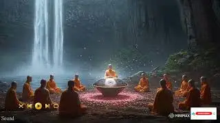 Meditative Bell Rain Petals on the River -2 Hours Handpan Music-RelaxingHandpan,HandpanSleep,Medit