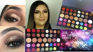 MORPHE 39L HOLIDAY PALETTE EYESHADOW TUTORIAL! & LIP KIT!