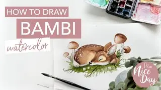 MissNiceDay - Bambi malen in Aquarell