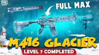M4 glacier full upgrade kar Li 😱😍PUBG mobile full Max m4 glacier video #pubgmobile #m4glacier #sorts