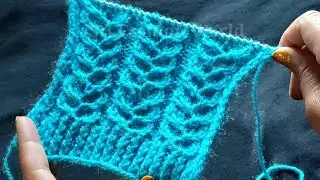 Cable knitting design/cable bunai design video by SH Fashion World.