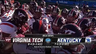 NCAAF 2019-2020 / Belk Bowl / Virginia Tech Hokies - Kentucky Wildcats / 31.12.2019 / EN