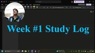 Weekly Study Log #1 | Git + HTML + First Project | 2nd Year CSE