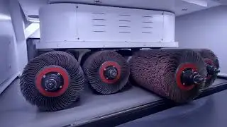 Timesavers 42 HWRB sorj&aacute;z&aacute;shoz, &eacute;llekerek&iacute;t&eacute;shez, finisel&eacute;shez, l&eacute;zer oxid &eacute;s salak elt&aacute;vol&iacute;t&aacute;s&aacute;hoz