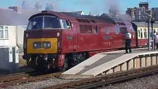 BR diesel-hydraulic no: D1015 Western Champion @ Weymouth {Leicester to Weymouth} 07-09-2013.
