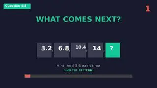 Daily Quiz Quest - Math Patterns #3 | Brain Challenge!