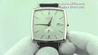 Мужские наручные швейцарские часы Alfex 5704-306